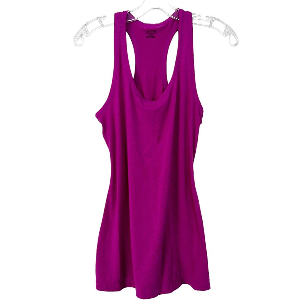 Yummie by Heather Thomson Pink Racerback Tank Top Sz XS